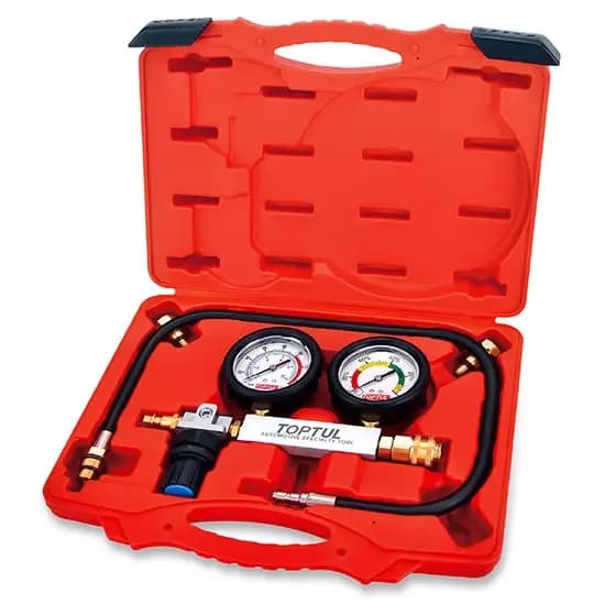 Kit comprobador de fugas de cilindros de 4 piezas TOPTUL