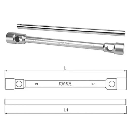 Llave de Rueda 32 x 38 TT — foto 1 de 2
