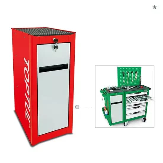 Cabina p/ Carro TOPTUL Rojo