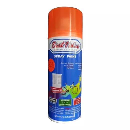 Pintura Spray Naranja Fluorescente