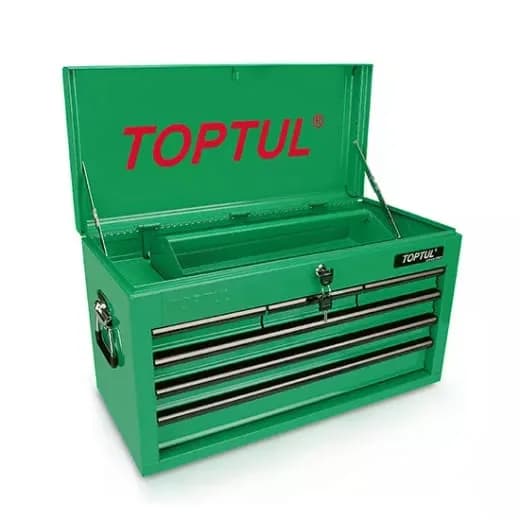 Caja Herramienta TT 6 Gavetas Vacia Verde
