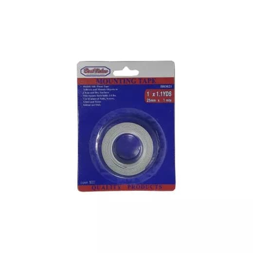 CINTA DOBLE CONTACTO 1" X 1Mts