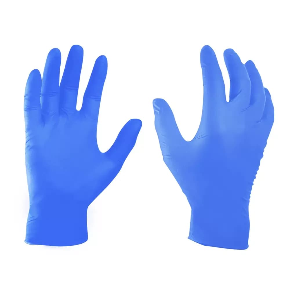 Guantes de Nitrilo desechables en Tamaño  S - AZUL — foto 1 de 2