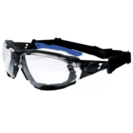 Lentes De Seguridad Negro/Azul Transp Ae