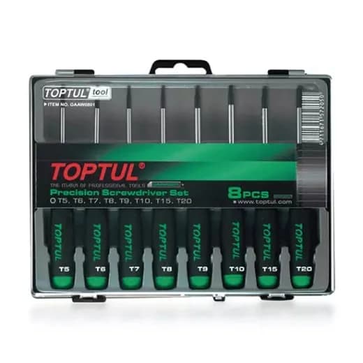 Juego de destornilladores Torx 8Pz Chicos p/ Electrónica