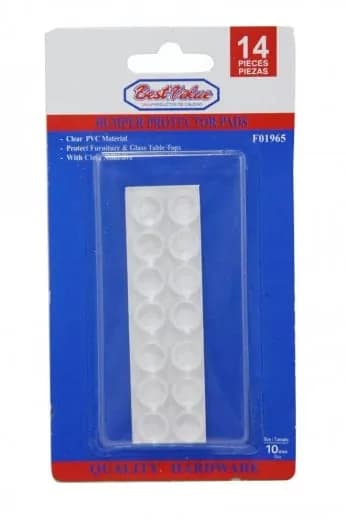 ALMOHADILLA PVC 10x4 TRANSPARENTE