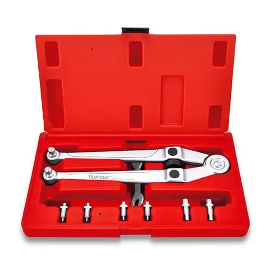 Juego de 10 llaves de pasador ajustable TOTUL