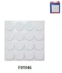 Almohadilla De Caucho Eva 22x3.5 Redondas 16Pz