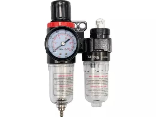 FILTRO DE AIRE REGULADOR Y LUBRICADOR 1/4, 25 CM3