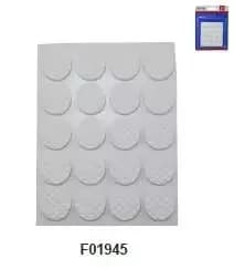 Almohadillas De Caucho Eva 16x3.5 Redondas 20Pz
