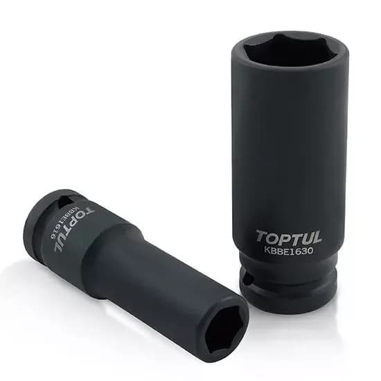 Llave Tubo de Impacto Largo de flanco Toptul de 1-1/16 DR. 6PT - SAE — foto 1 de 2