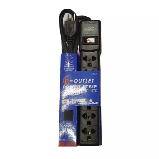 Extensión De 6 Enchufes 125/220V