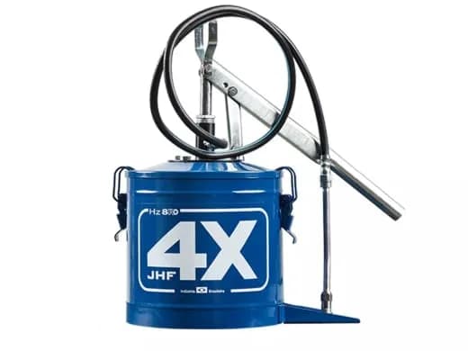 Engrasador Manual 4x 7Kg Azul Para Rodamientos Con Manguera 1.30Mts