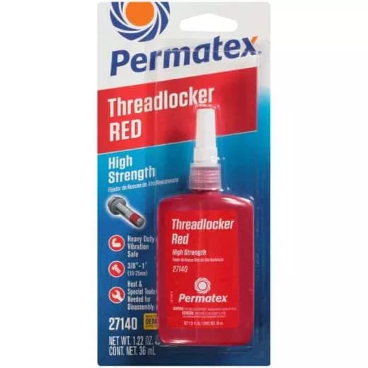 Traba Roscas Rojo Fijación Alta 36 ML