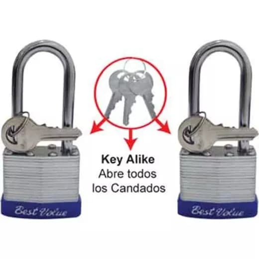 Candado Laminado 40mm 2pz