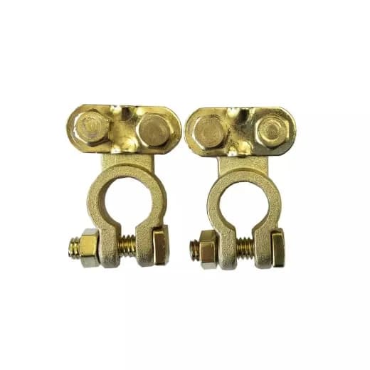 Terminal De Batería De Bronce 2 Pz