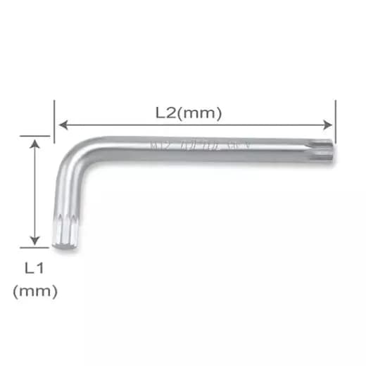 Llave L Multidentada M5