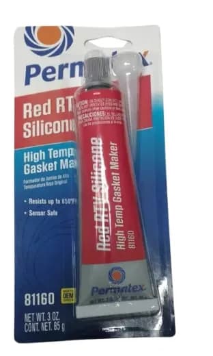 Silicona de Alta Temperatura Roja