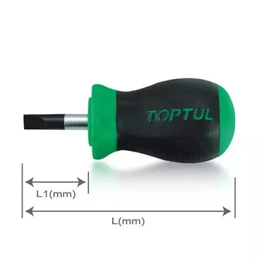 Destornillador Plano 4mm  x 25mm Corto