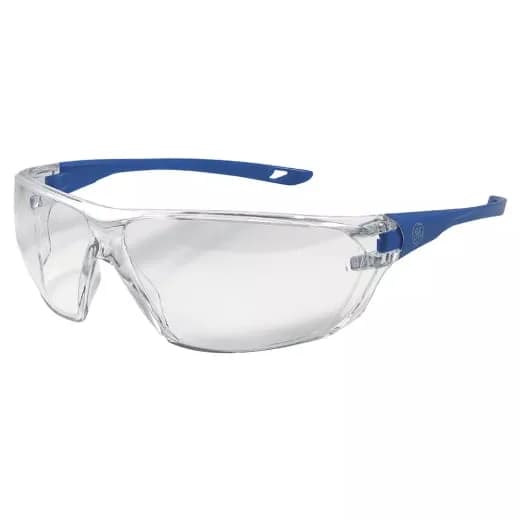 Lentes De Seguridad Azul Transparente.
