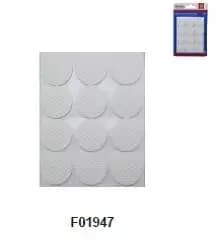 Almohadilla De Caucho Eva 26x3.5 Redondas 12pz
