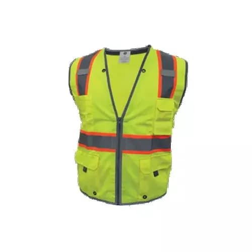 Chaleco HD Verde 8 Bolsillos L