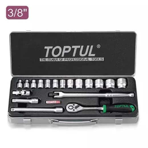 Juego de Llave Tubo 3/8 TT 18 pz.