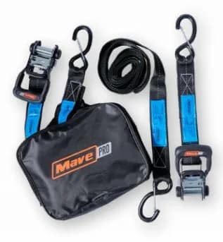 KIT 02 CONJUNTOS DE CORREA Y TRINQUETE 1500KG 40MM 3M CON TRAVA MAVE PRO