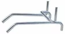 Gancho p/exhibir 4" doble 10 pcs