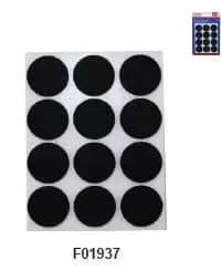 Almohadillas Felpa 26mm x 3mm Negro