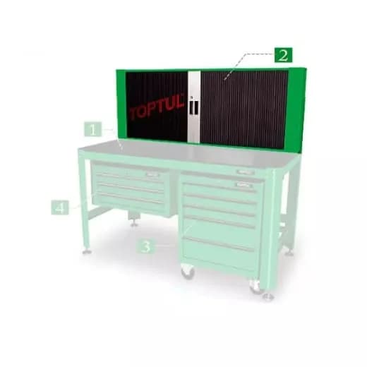 Soporte de Pared p/ Mesa Toptul