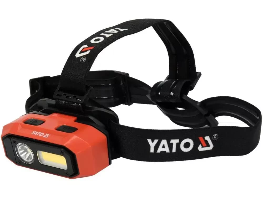 LINTERNA PARA CABEZA RECARGABLE 800 LÚMENES YATO