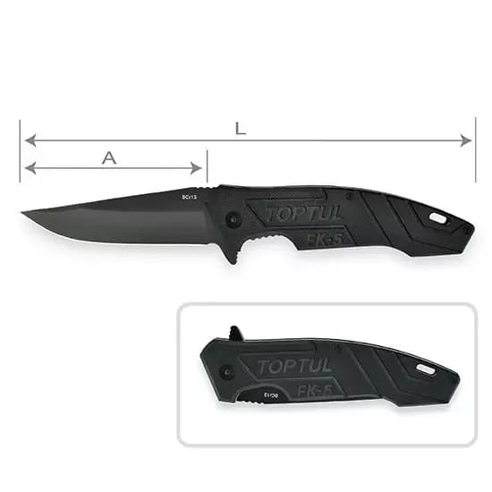Navaja táctica - Hoja de acero inoxidable 8CR13 premium