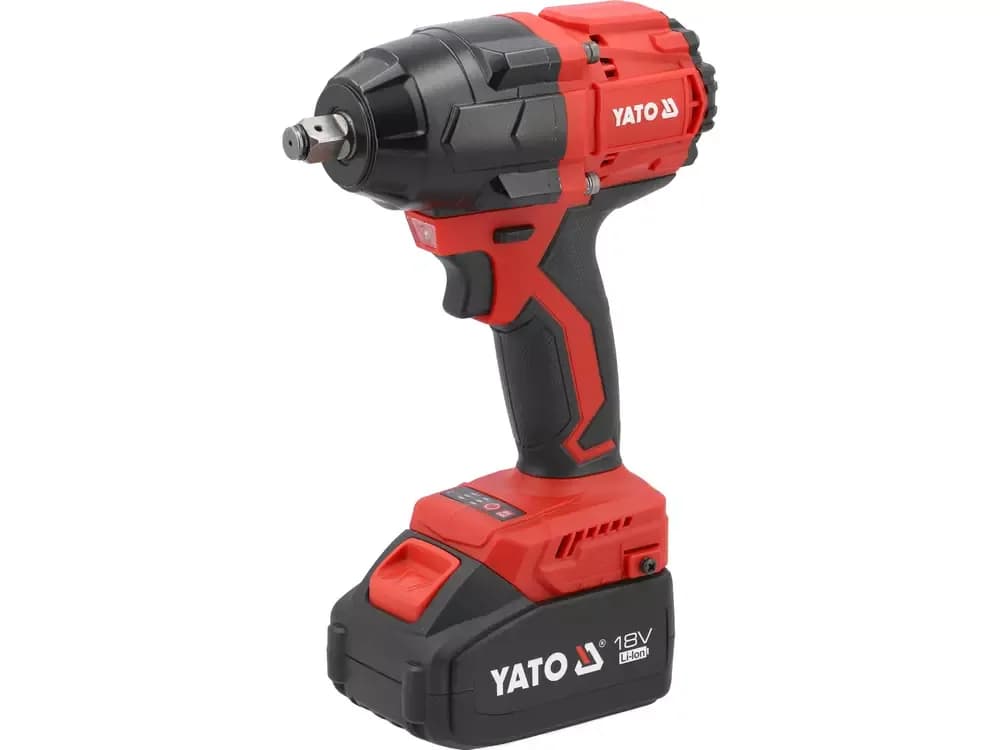 PISTOLA DE IMPACTO SIN ESCOBILLAS 18V 850NM CON DOS BATERÍAS 4AH Y CARGADOR