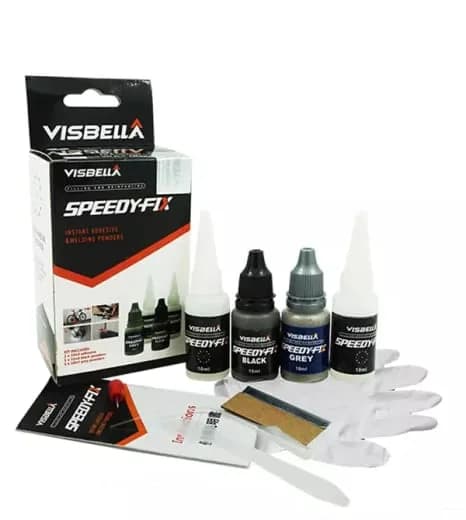Set de Sellador de dos componentes (negro y gris) VISBELLA