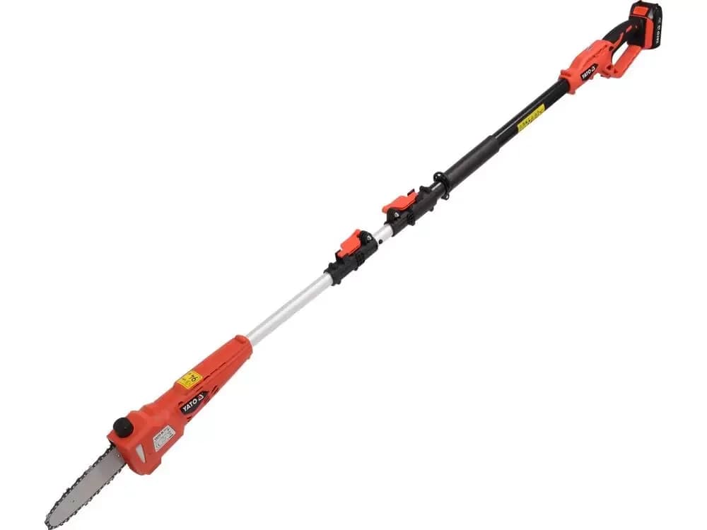MOTOSIERRA TELESCOPICA 18V YATO, BARRA GUIA 8'' - CON BATERIA Y CARGADOR — foto 1 de 7