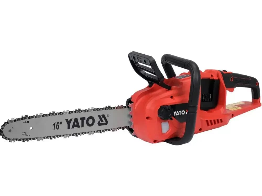 MOTOSIERRA 36V YATO, BARRA GUÍA 16'', 15 M/S SIN BATERIA NI CARGADOR