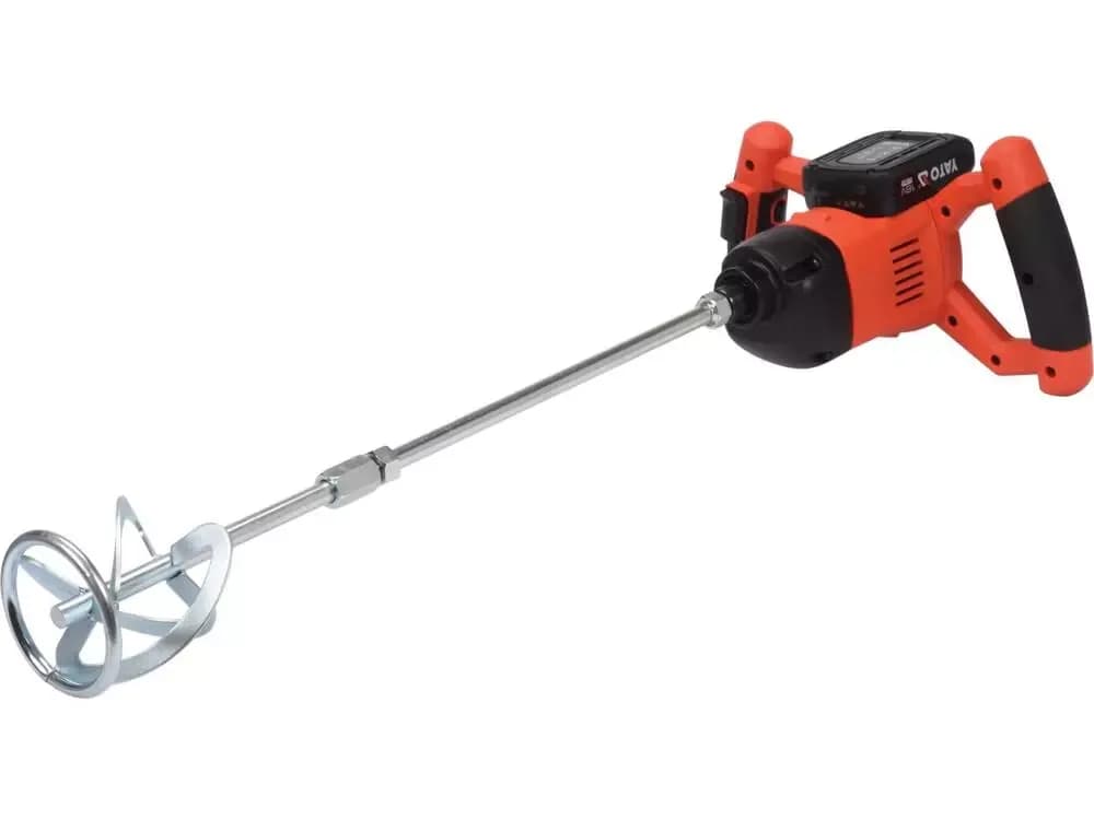 MEZCLADORA DE MORTERO DE VELOCIDAD LENTA 18V YATO - CON BATERIA Y CARGADOR