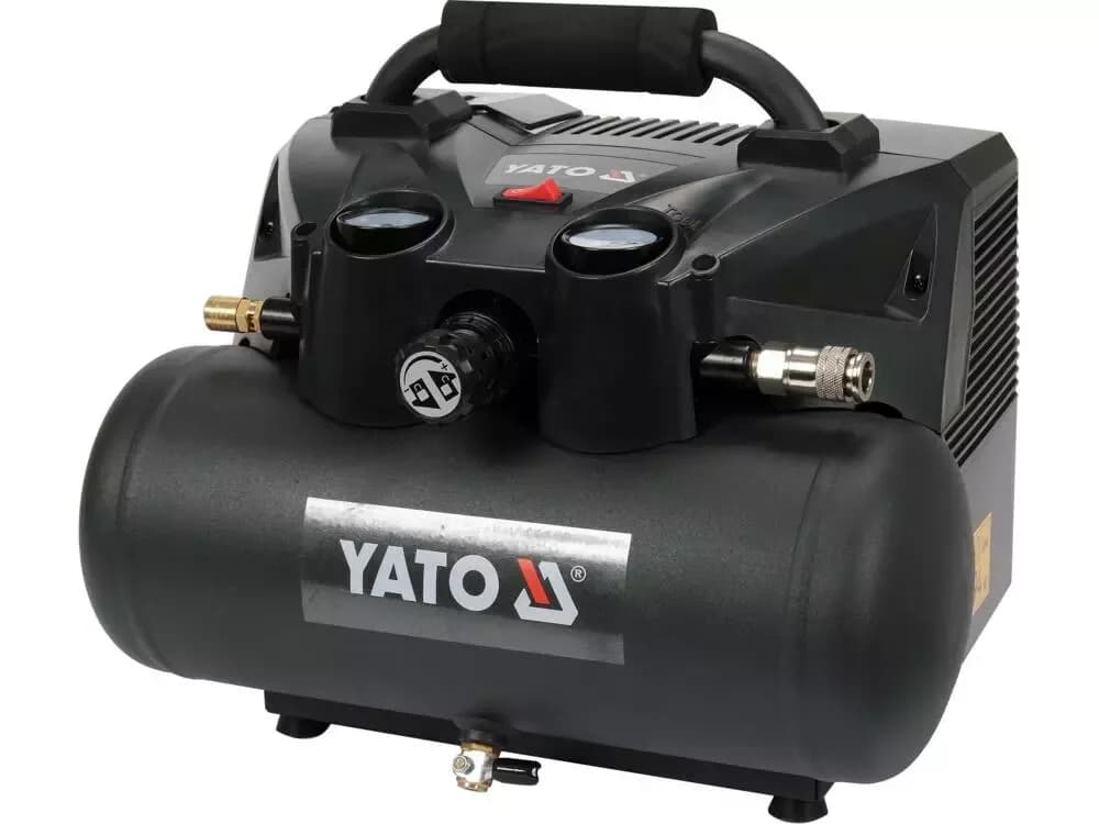 COMPRESOR INALÁMBRICO YATO 8 BAR 2 X 18 V CON 2 BATERÍAS DE 3,0 AH Y CARGADOR