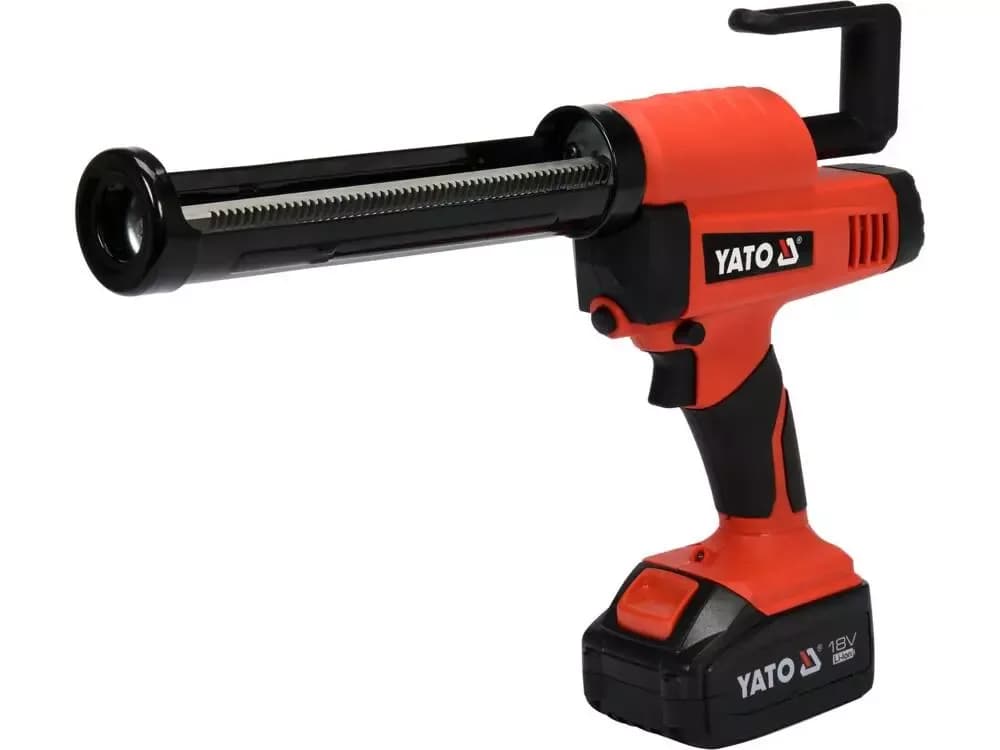 PISTOLA PARA SILICONA INALAMBRICO 18V YATO - CON BATERIA Y CARGADOR
