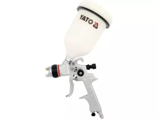 PISTOLA PULVERIZADORA CON DEPÓSITO DE FLUIDO, HVLP 0,6 L, 1,5 MM