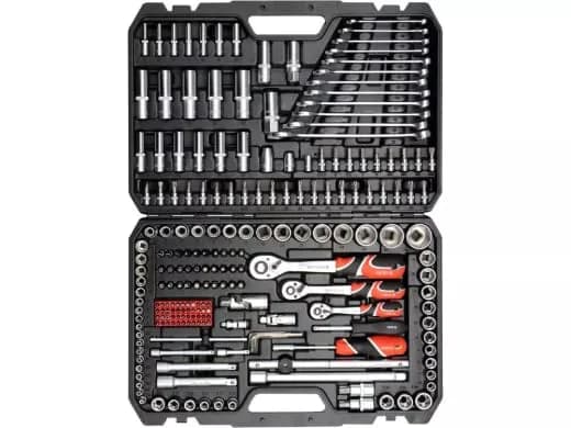 JUEGO DE HERRAMIENTAS YATO 1/4", 3/8" Y 1/2" 216PZS — foto 1 de 2