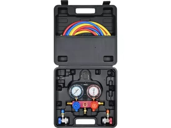 KIT DE MANOMETRO PARA SISTEMAS PARA AIRE ACONDICIONADO YATO