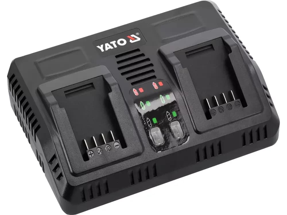 CARGADOR DOBLE SISTEMA YATO 18V 2.4A
