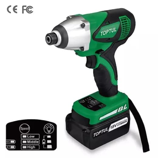 Atornillador a Bateria Toptul - Motor Brushless