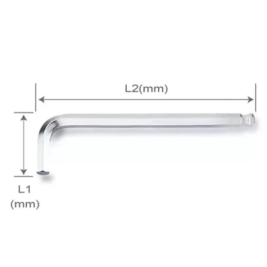 Llave Allen 1/8