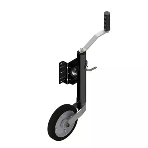 Pata de Apoyo Náutico 150Kg Con Rueda De Chapa Fija