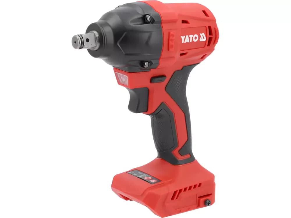 PISTOLA DE IMPACTO A BATERÍA YATO 1/2" 350 NM SIN ESCOBILLAS 18 V SIN BATERÍA NI CARGADOR