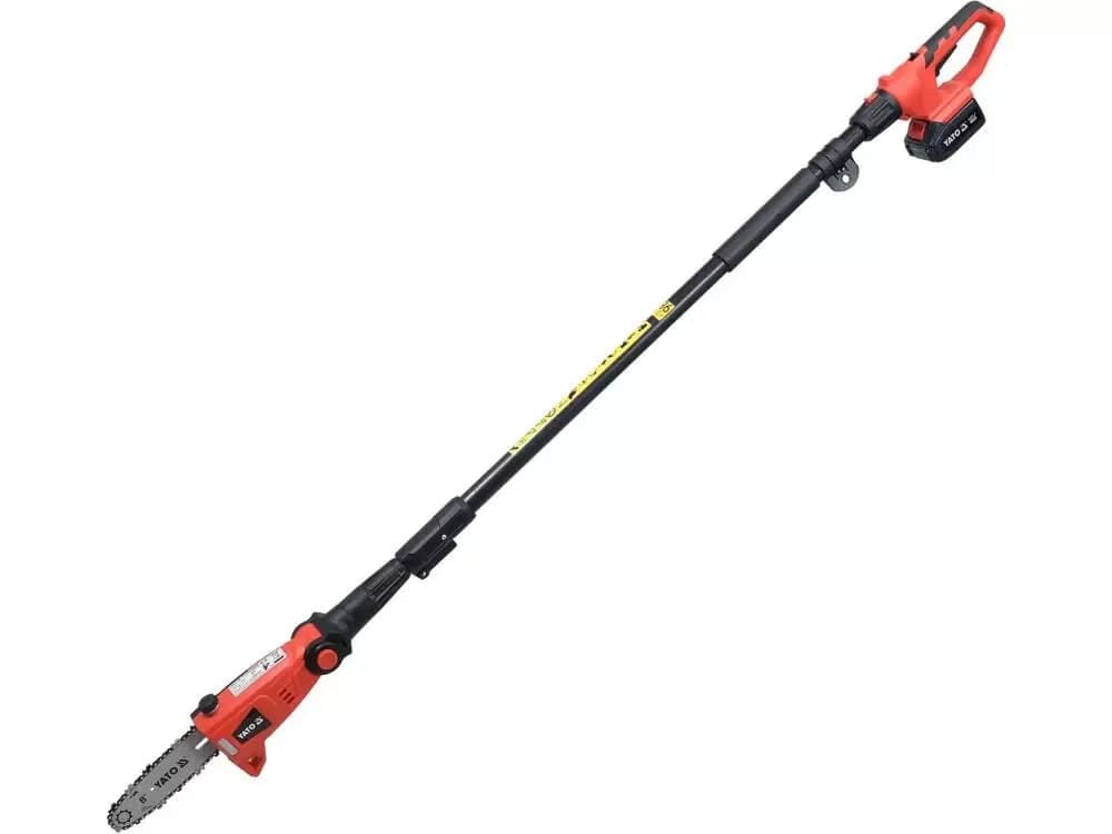 PODADORA Y MOTOSIERRA TELESCOPICA 18V YATO - CON BATERIA Y CARGADOR