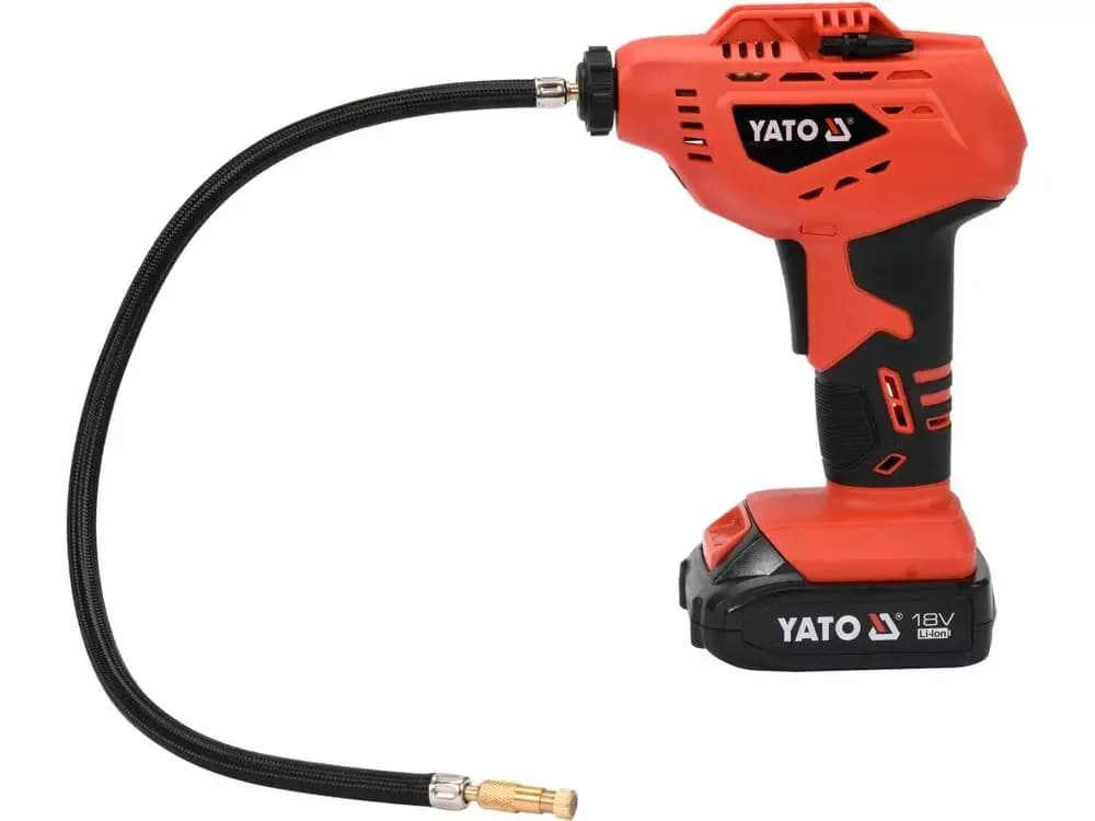 INFLADOR DE AIRE 18V, 14 L/MIN YATO - CON BATERIA Y CARGADOR